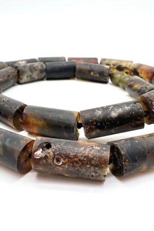 bernsteinkette herrenschmuck baltischer bernstein handgefertigt amberzone