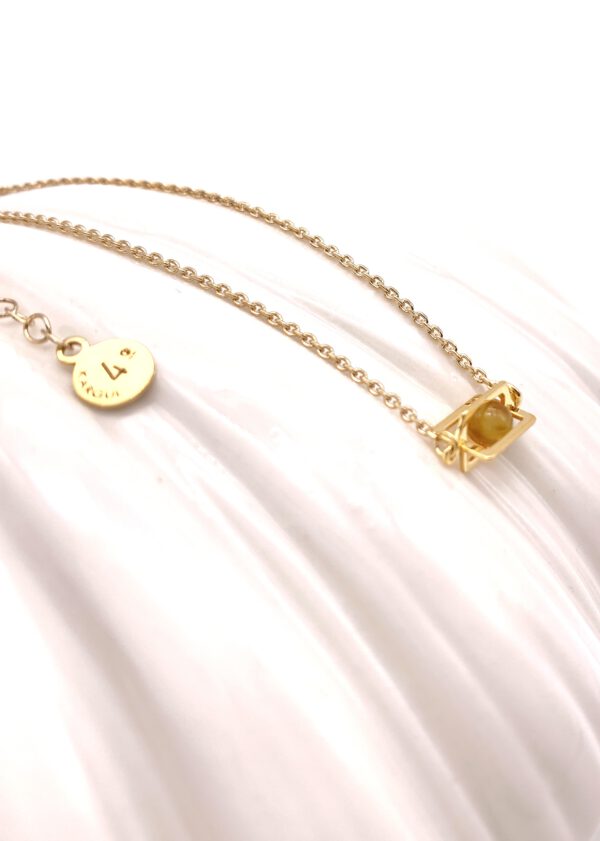 Bernstein Armband gold