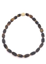 Bernsteinkette gold