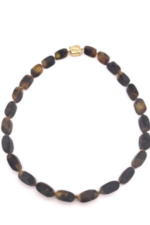 Bernsteinkette gold