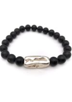 Schwarzer Bernstein Armband