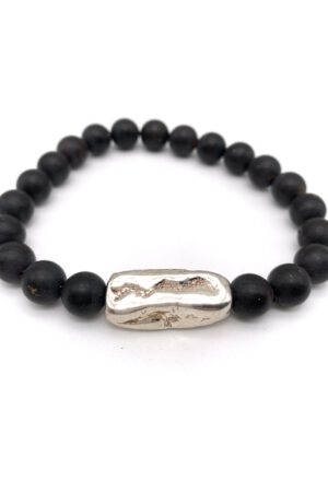 Schwarzer Bernstein Armband