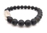 Schwarzer Bernstein Armband
