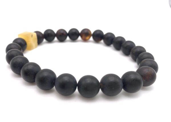 Schwarzer Bernstein Armband