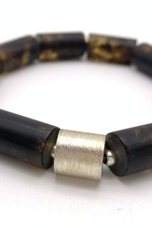 Bernstein Armband Silber