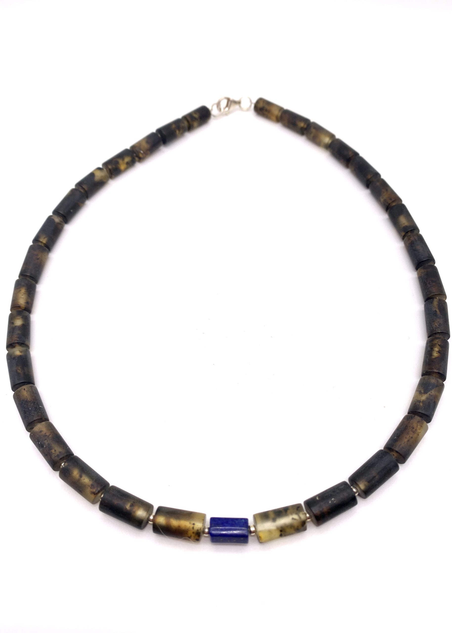 IMG_5285 Bernsteinkette Lapis Lazuli – Bild 3
