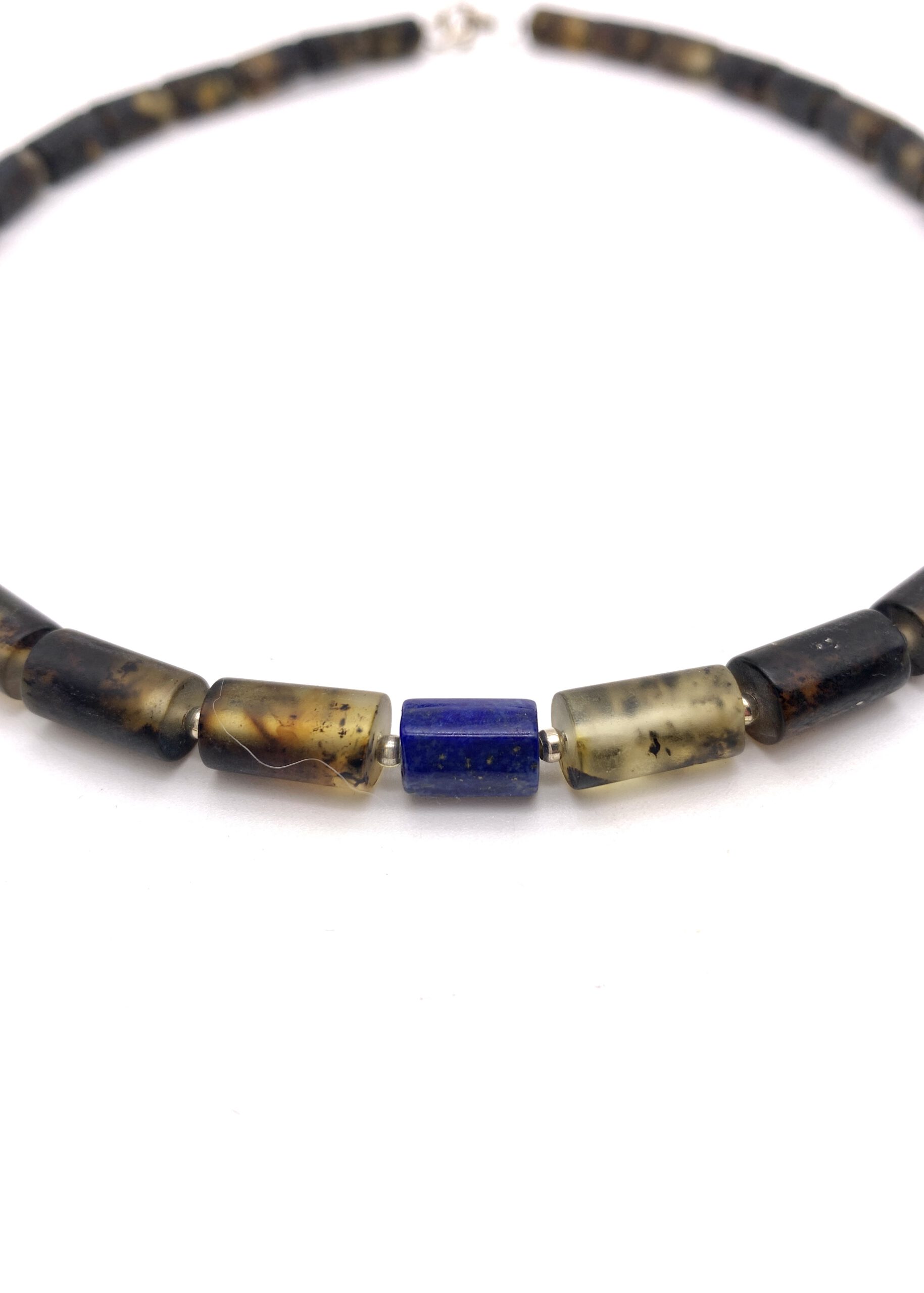 IMG_5286 Bernsteinkette Lapis Lazuli – Bild 4