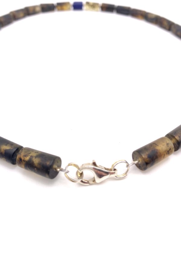 Bernsteinkette Lapis Lazuli – Bild 6