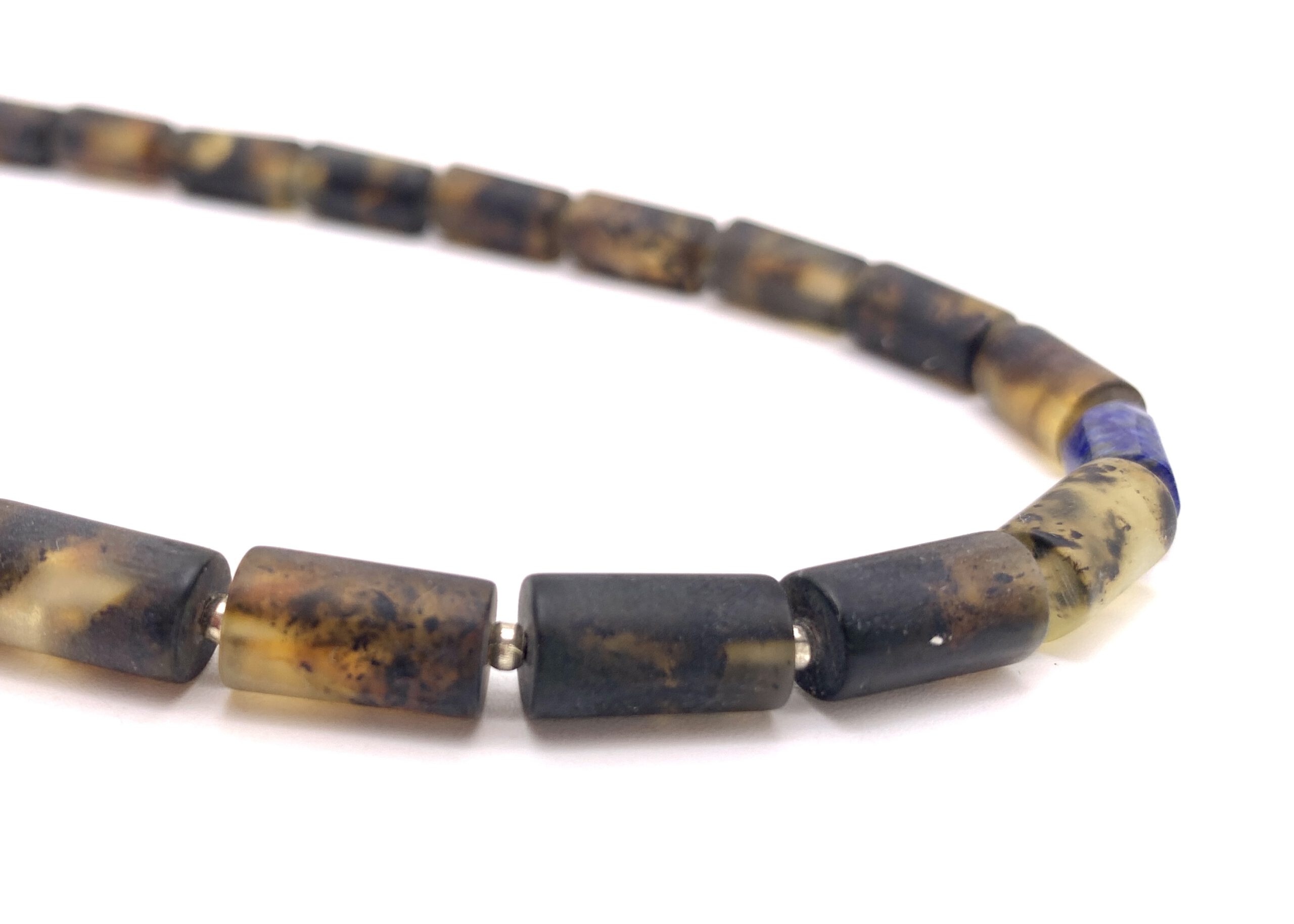 IMG_5289 Bernsteinkette Lapis Lazuli – Bild 2