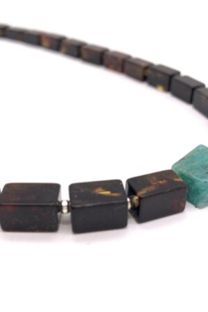 Bernstein Amazonit Kette