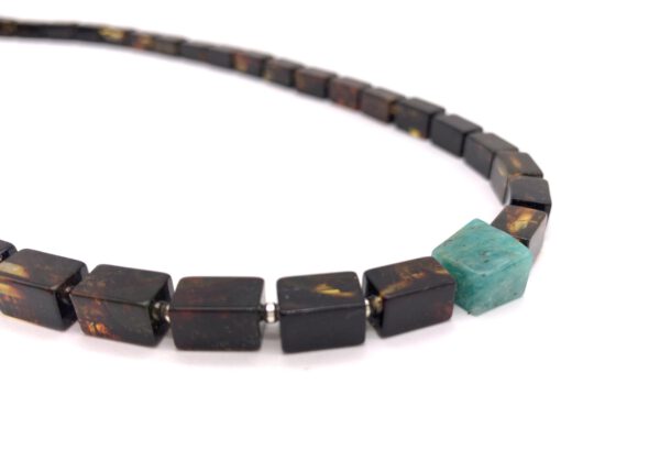 Bernstein Amazonit Kette
