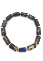 Bernstein Armband Lapis Lazuli – Bild 2